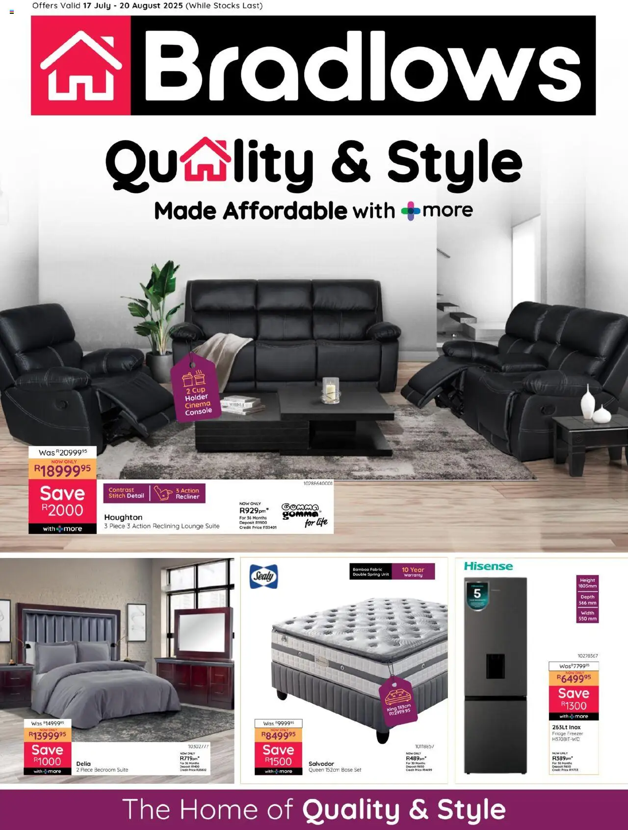 Bradlows Specials from 17/07 - 20/08/2025 > Promotions