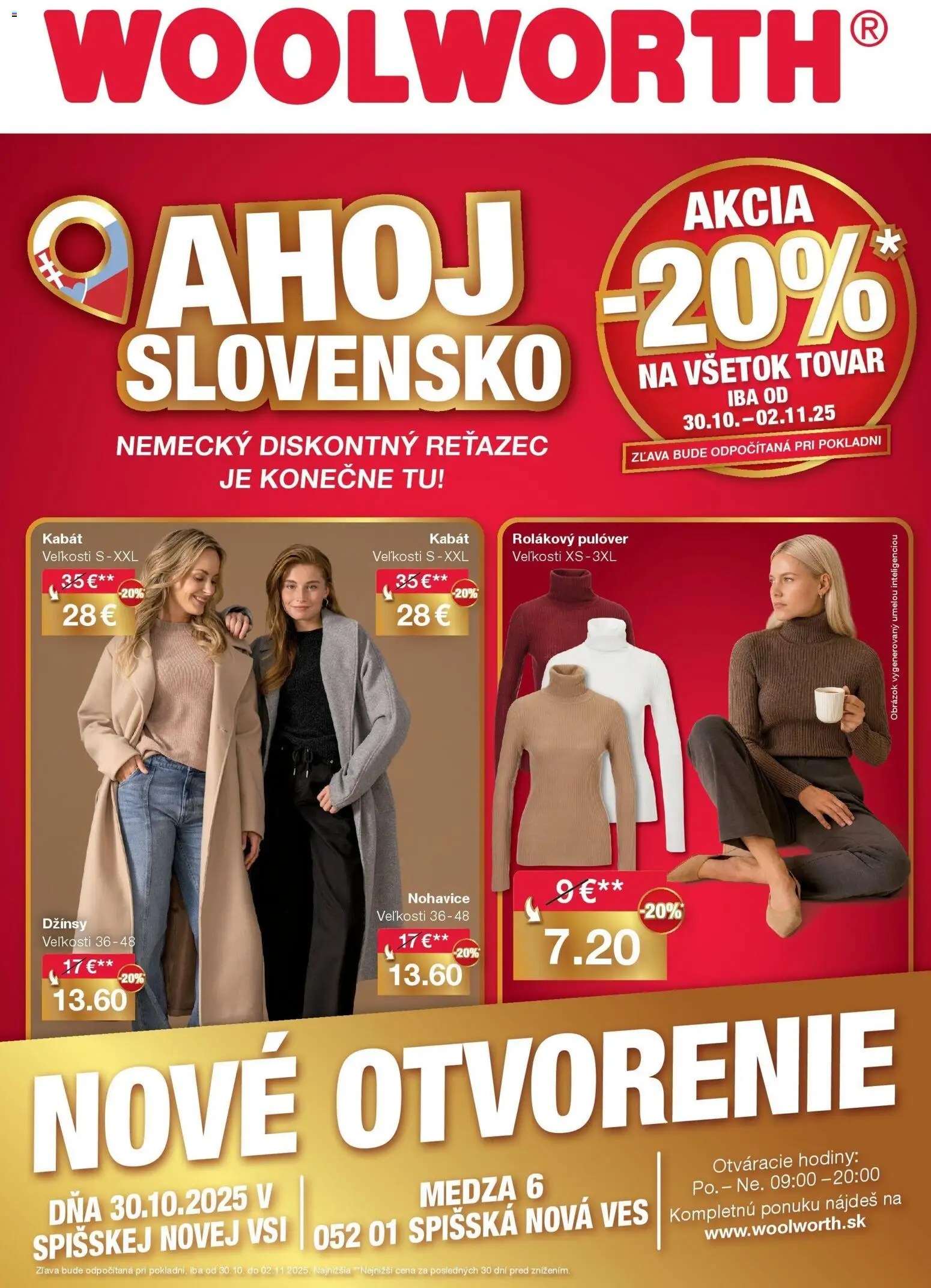 Woolworth Woolworth: Ahoj Spisska Nova Ves (23.10. - 30.10.2025) - Akčná ponuka
