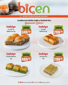 Biçen Market Biçen Market İndirim 17.03.2026 - Broşürünün önizlemesi