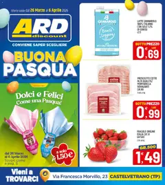 Anteprima dell'opuscolo ARD Discount volantino Castelvetrano dal negozio ARD Discount valido da 24/03/2026