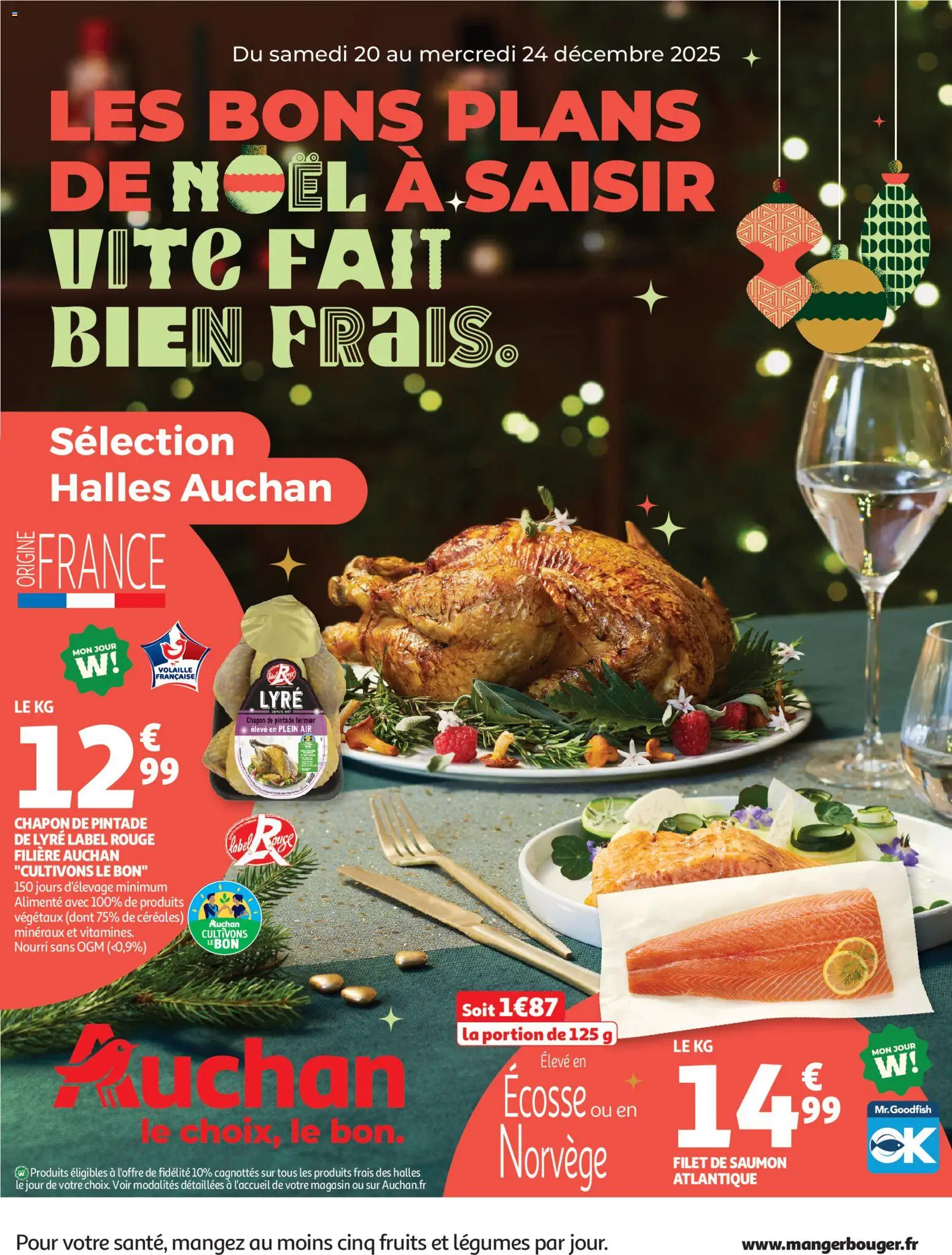 Voorbeeld van Bons plans à saisir van winkel Auchan geldig vanaf 20/12/2025