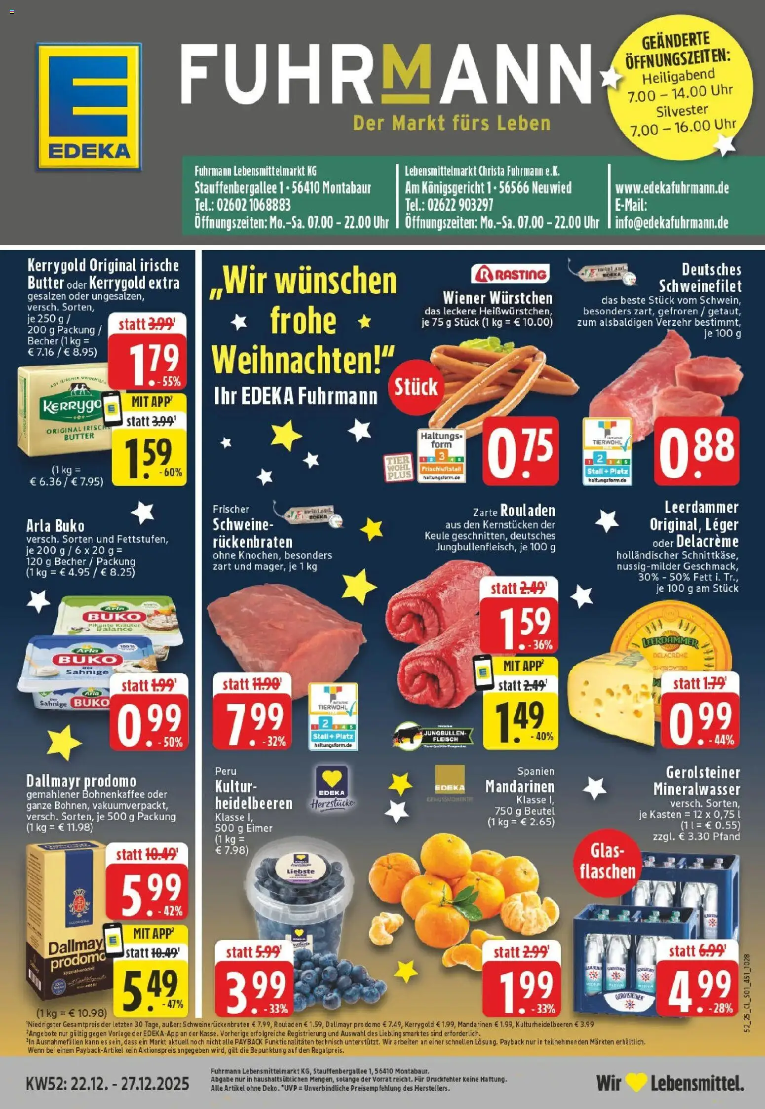 Vorschau von dem Prospekt des Geschäftes Edeka, gültig ab dem 22.12.2025