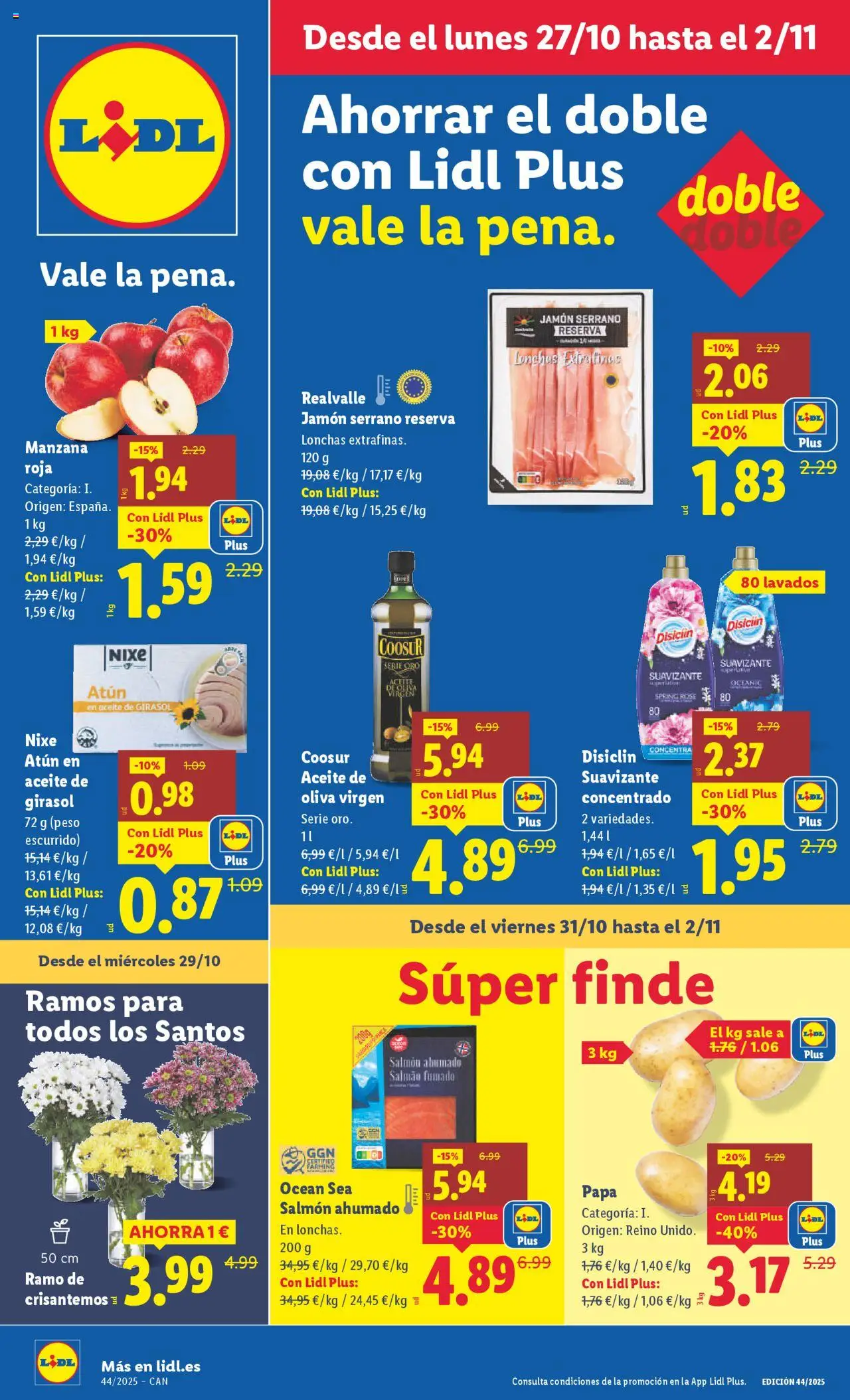 LIDL Canarias del 27/10/2025 >> catálogo esta semana