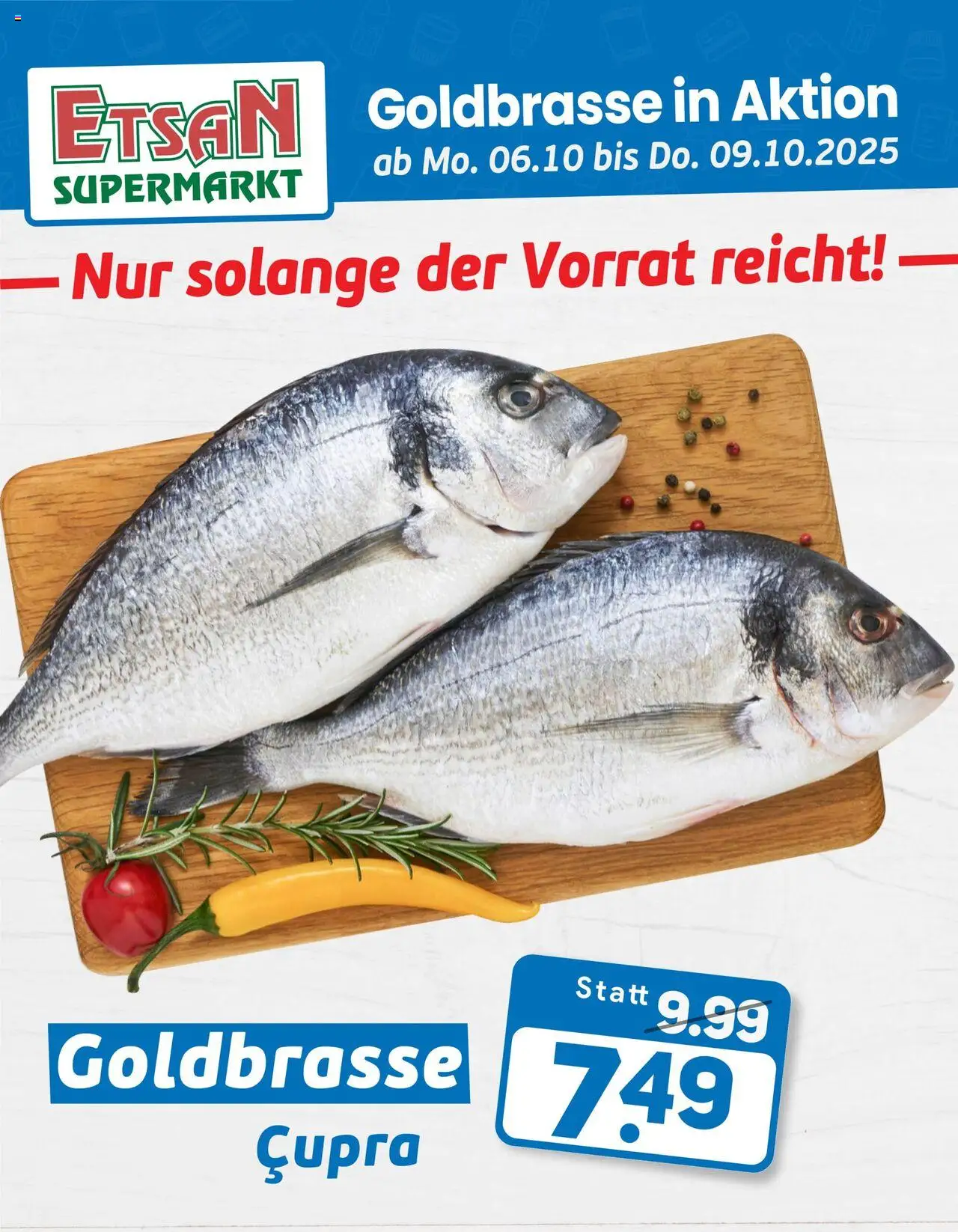  ETSAN Goldbrasse in Aktion ab (06.10.2025 - 09.10.2025) - Seite 1