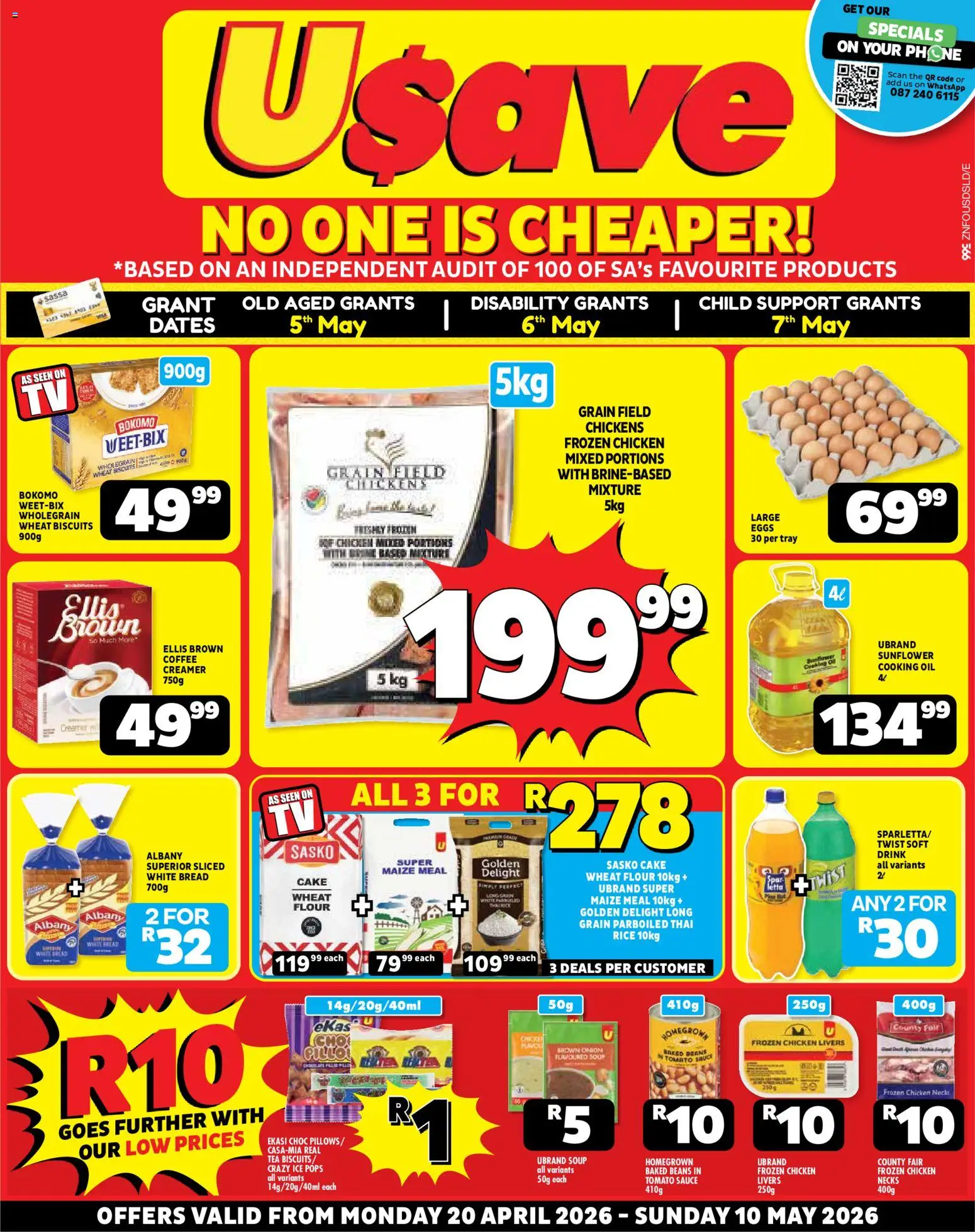 Preview of Usave flyer valid from 20/04/2026