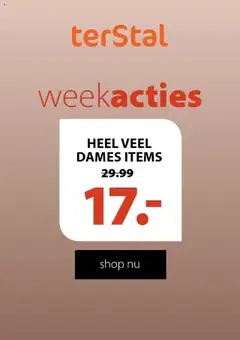 Voorbeeld van Folder van winkel terStal geldig vanaf 04-08-2025