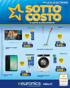 Anteprima dell'opuscolo Volantino Minuti dal negozio Euronics valido da 12/09/2025