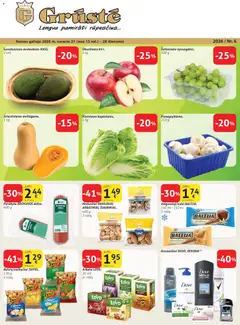 GRUSTE parduotuvės leidinio Leidinys galiojančio nuo 2026.02.21 peržiūra