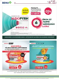BENU Gyógyszertárak - Akciós újság BENU Gyógyszertárak megtekintése, amely érvényes 2025.12.01.-től | Oldal: 30