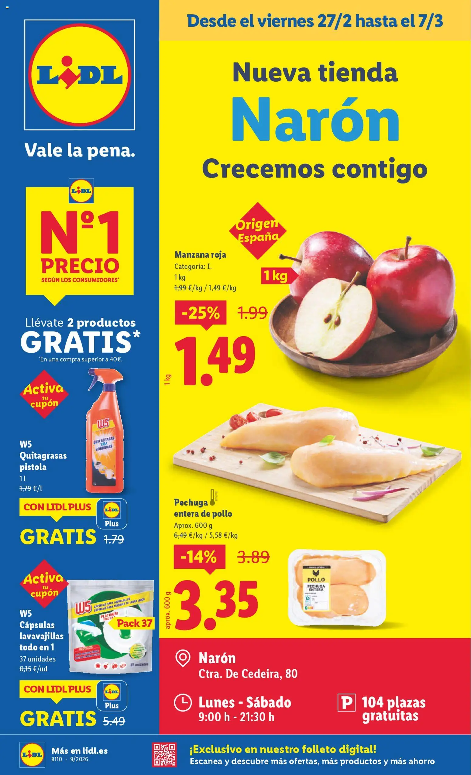 Vista previa del folleto de la tienda Lidl válido desde el 27/02/2026 