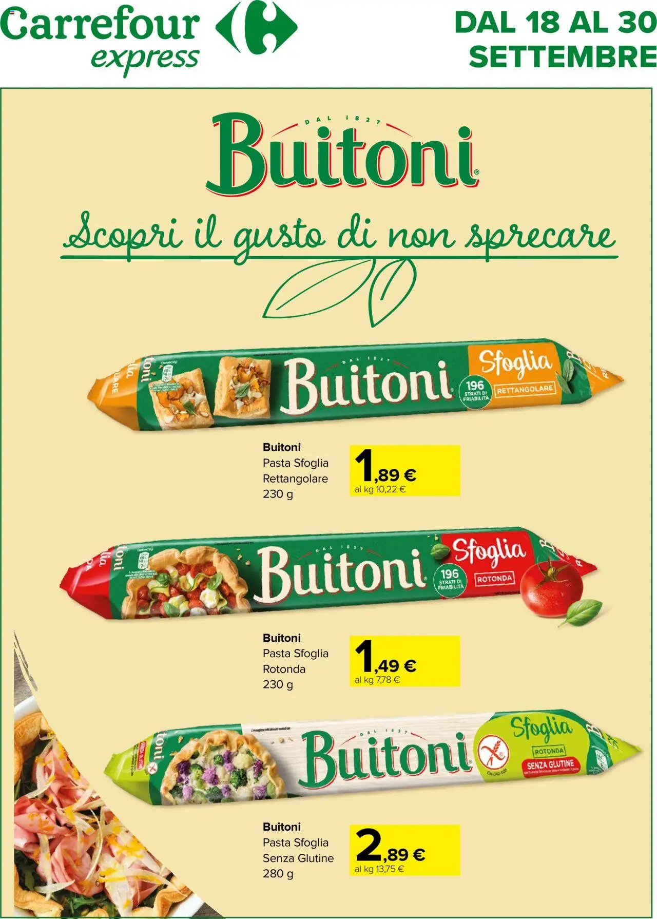 Volantino Carrefour valido da 18/09/2025 numero di pagina 1