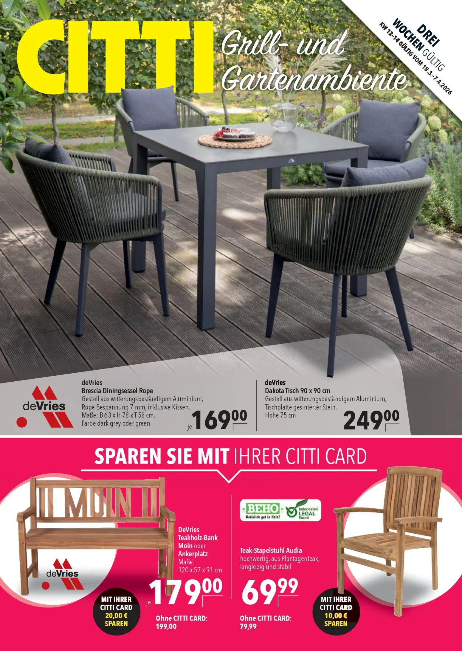 Vorschau von dem Prospekt des Geschäftes CITTI Markt, gültig ab dem 18.03.2026