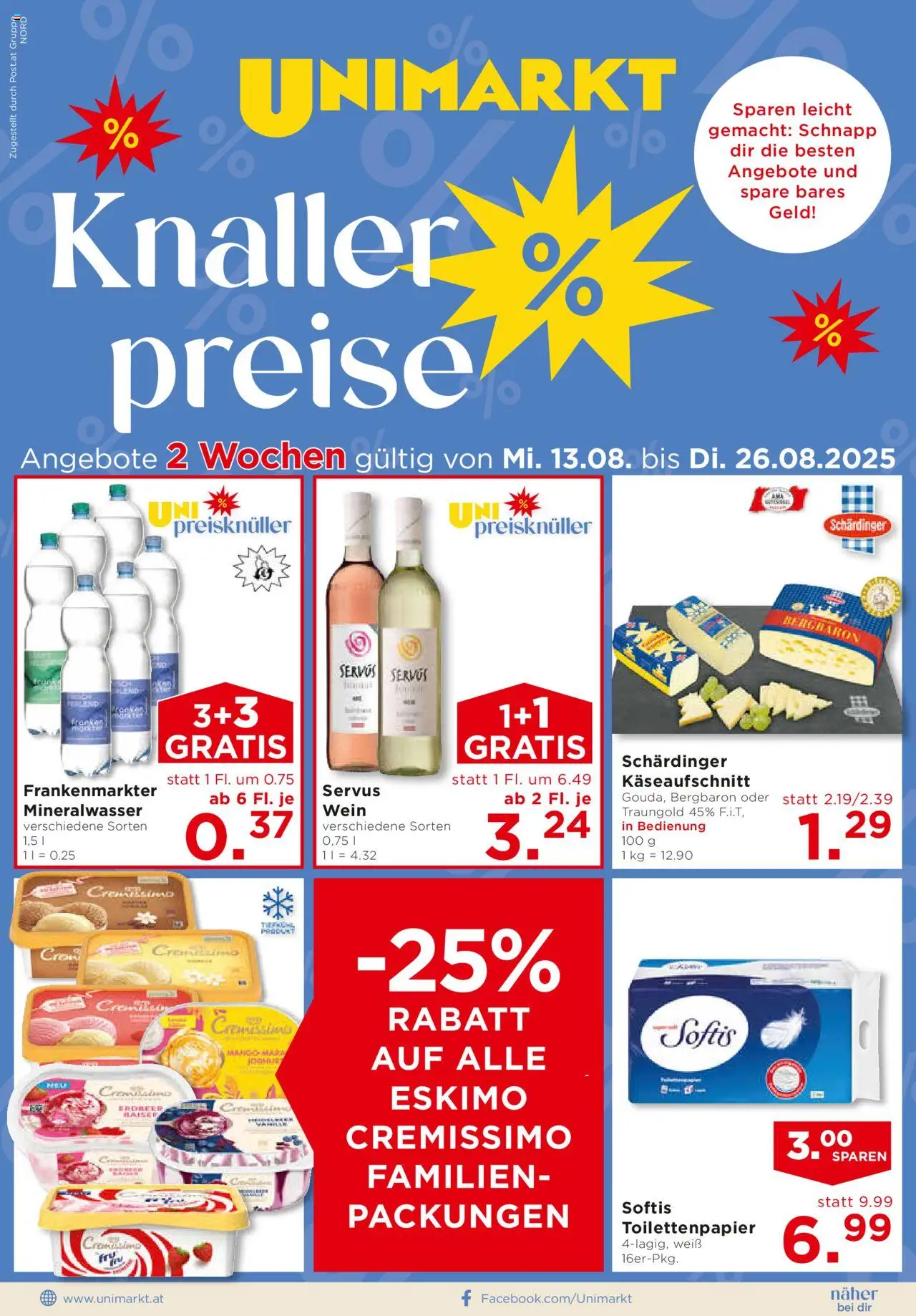  Unimarkt Nord ab (13.08.2025 - 26.08.2025) - Seite 1
