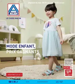 Voorbeeld van Aldi Mode Enfant van winkel Aldi geldig vanaf 08/04/2026