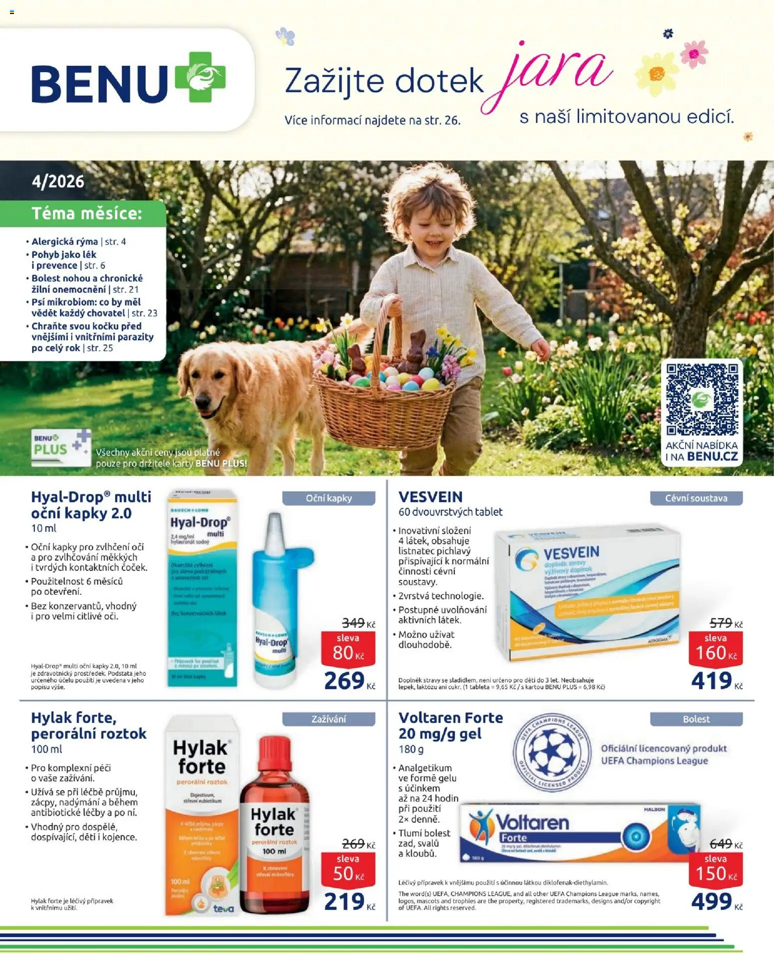 Náhled nabídky: Benu Benu leták platný od 01.04.2026