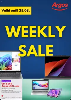 Preview of Argos Weekly offers valid from 19/08/2025