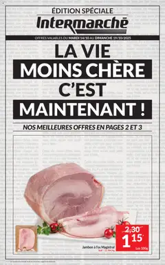 Prévisualisation de Folder de la semaine 42 du magasin Intermarché formulaire valide 14/10/2025