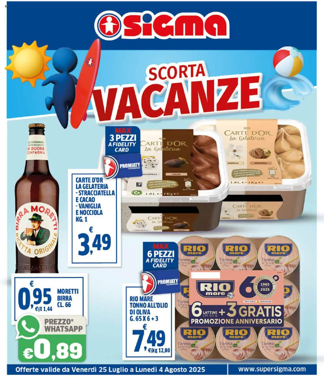 Volantino SIGMA valido da 25/07/2025 numero di pagina 1
