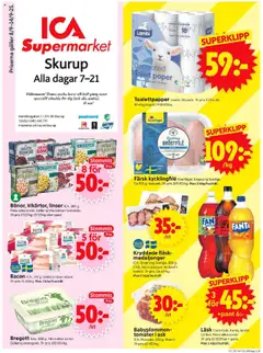 Förhandsgranska reklamblad Skurup från butik ICA Supermarket gäller från 08/09/2025