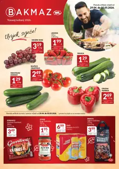 Pregled letka Bakmaz Katalog trgovine Bakmaz vrijedi od 29.04.2026