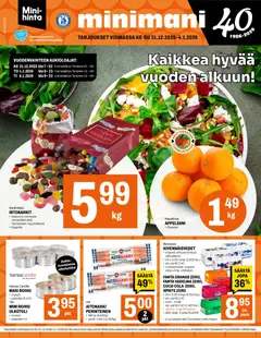 Kaupan Minimani Tarjoukset esikatselu, voimassa 31/12/2025