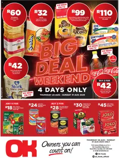 Preview of OK Foods flyer valid from 28/08/2025
