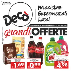 Anteprima dell'opuscolo Volantino Maxistore, Supermercati, Local - Sicilia dal negozio Decò valido da 14/10/2025