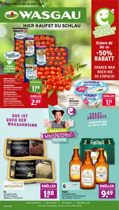 Vorschau von dem Prospekt des Geschäftes Wasgau, gültig ab dem 23.03.2026