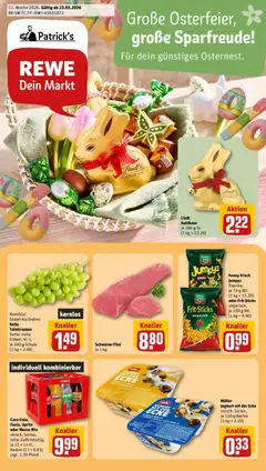 Vorschau von dem Prospekt des Geschäftes Rewe, gültig ab dem 23.03.2026