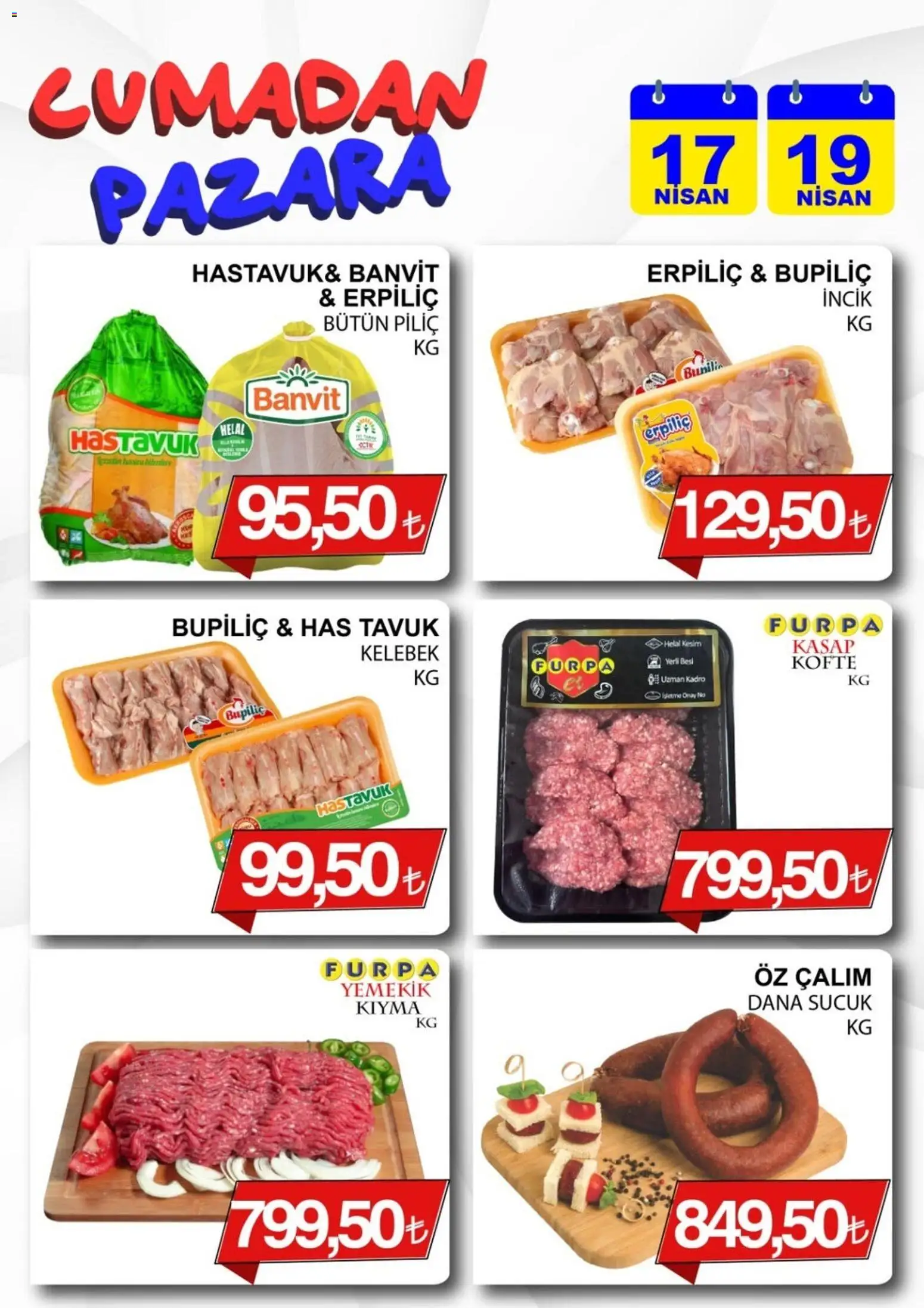 Furpa Furpa - Cuma’dan Pazar’a Katalog 17.04.2026 - Broşürünün önizlemesi