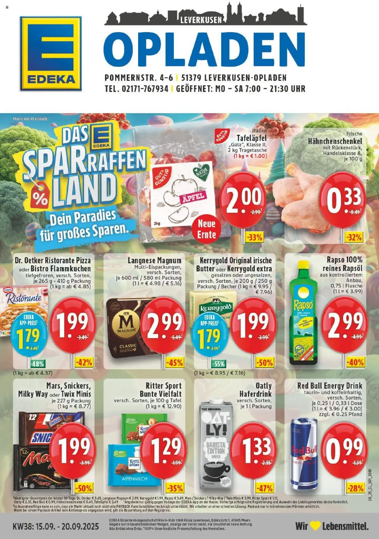 EDEKA Prospekt ab 14.09.2025 - Prospekt Leverkusen Online