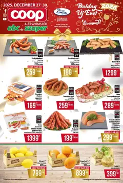 Ajánlatok - Coop újság érvényessége 2025.12.29-ig megtekintése, amely érvényes 2025.12.24.-től