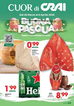 Anteprima dell'opuscolo CRAI volantino Cuor di Crai Biancavilla dal negozio CRAI valido da 26/03/2026