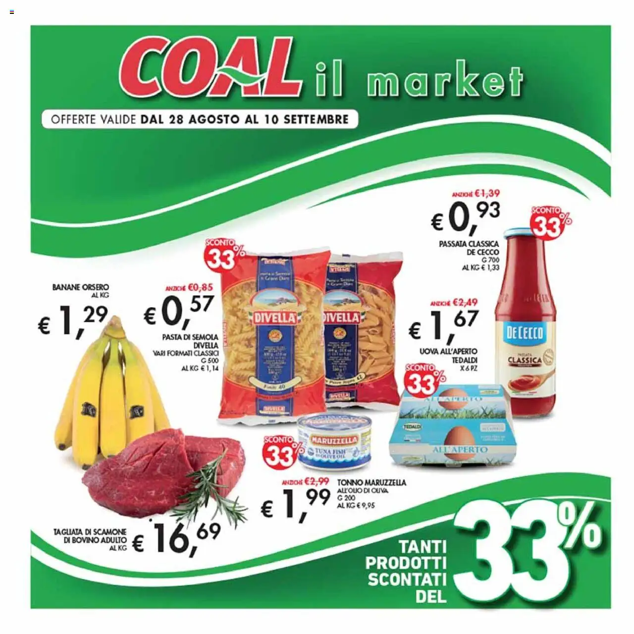 Volantino Coal valido da 28/08/2025 numero di pagina 1