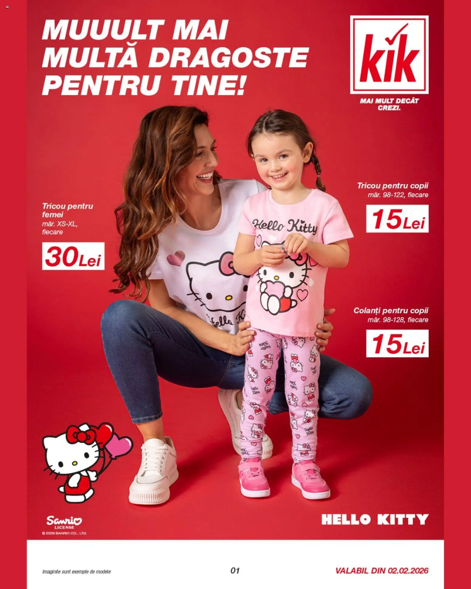 Previzualizarea de cataloage: Kik Catalog nou valabil de la 02.02.2026 - Tricou, Colanți, Tricou pentru femei