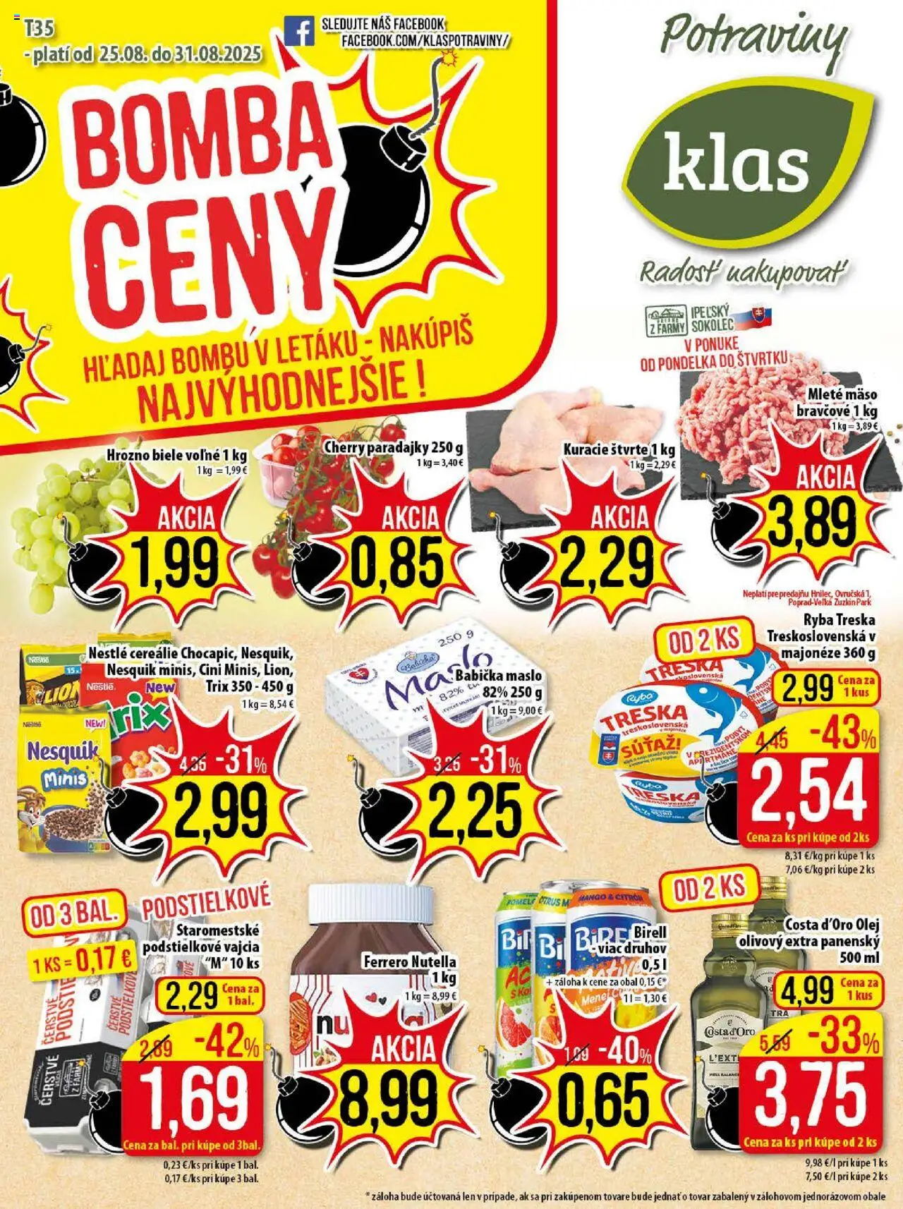 Klas Leták od pondelka 25.08.2025 > Aktuálny online