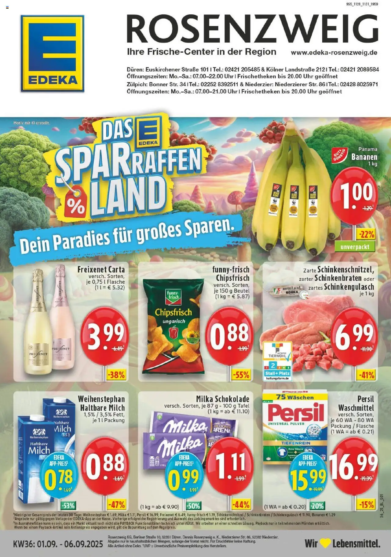 EDEKA Prospekt ab 01.09.2025 - Prospekt Niederzier Online