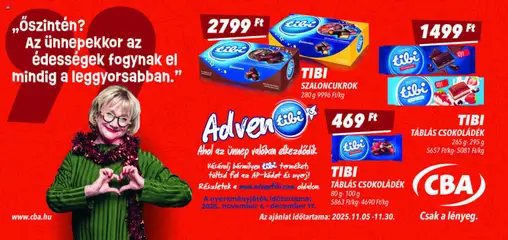 CBA - Aktuális óriásplakátok megtekintése, amely érvényes 2025.11.05.-től | Oldal: 2
