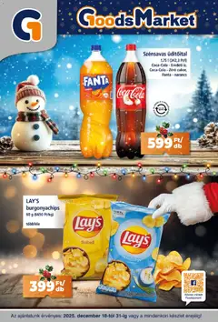 Goods Market - Akciós újság Goods Market megtekintése, amely érvényes 2025.12.18.-től