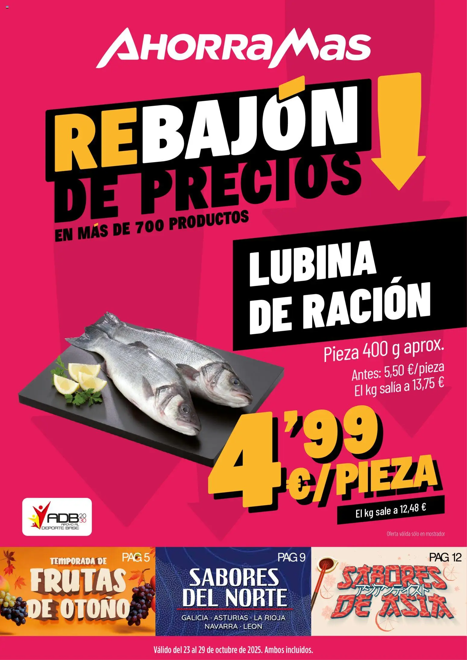 AhorraMas Folleto del 23/10/2025 > Catálogo