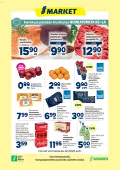Kaupan S-market Huittinen esikatselu, voimassa 10/12/2025