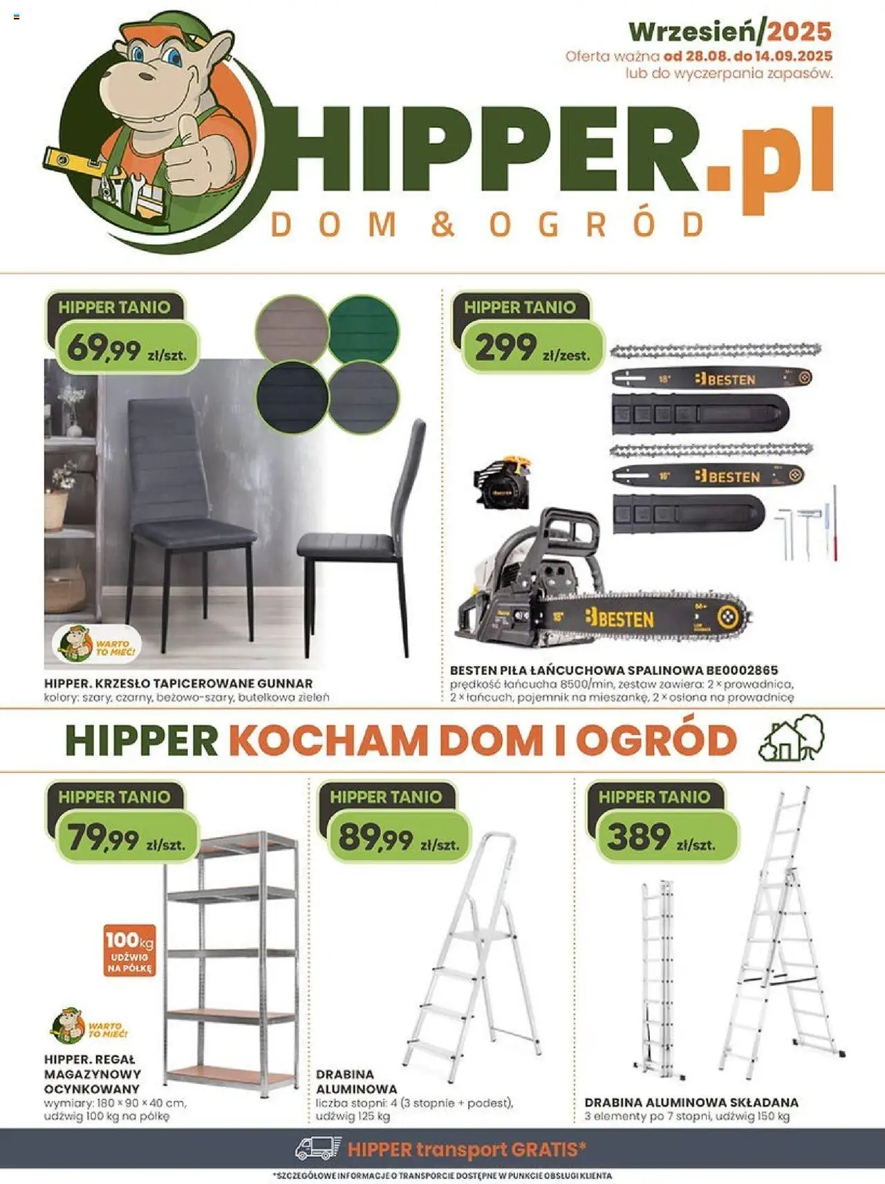 Hipper Gazetka od 28.08.2025 - Nowa Gazetka - Numer strony 1