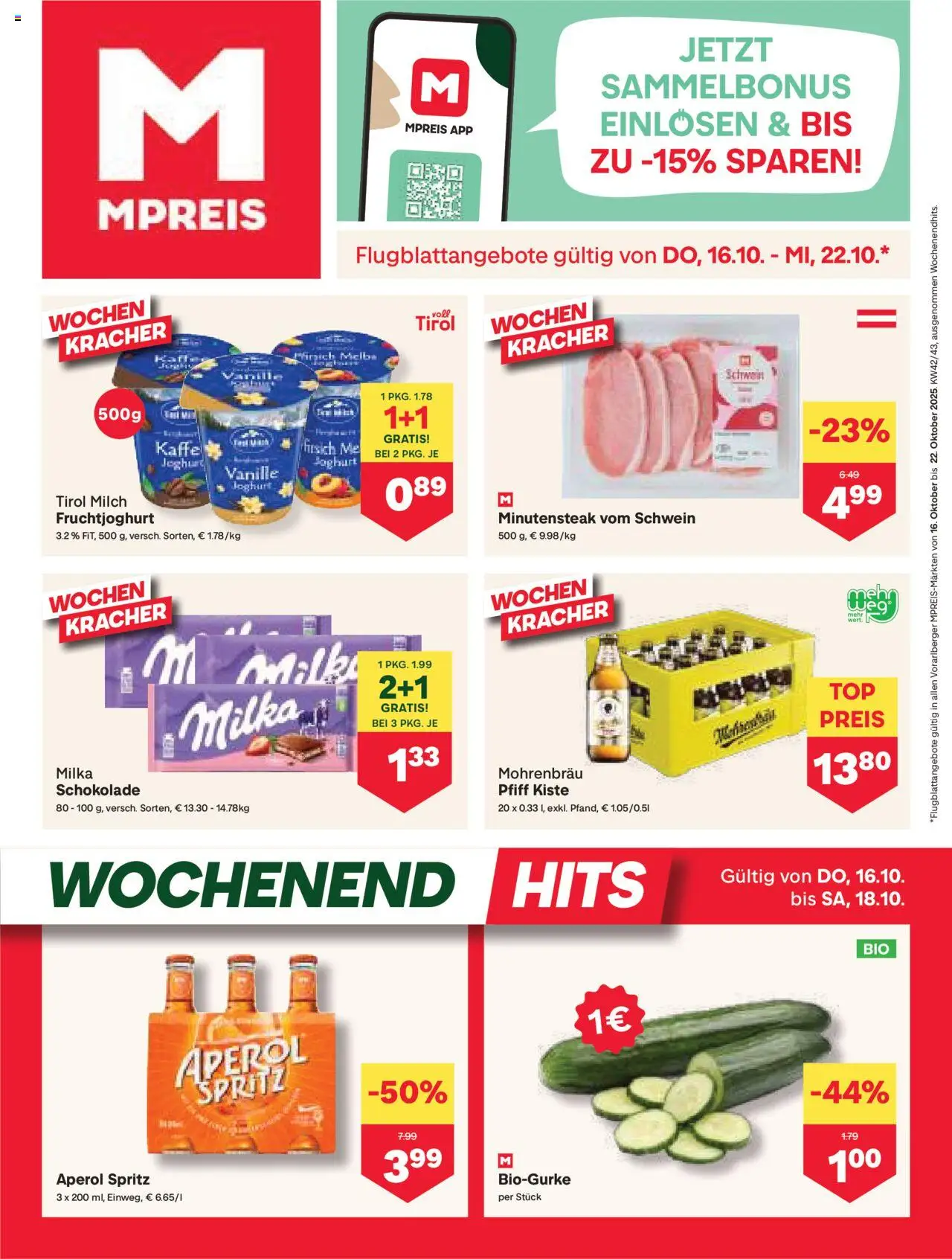  MPREIS Hohenems ab (16.10.2025 - 22.10.2025) - Seite 1