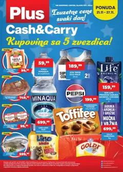 Pregled Plus Cash & Carry kataloga - važi od 21.11.2025