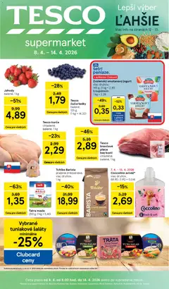 Náhľad Tesco letáku platného od 08.04.2026