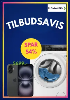 Eksempel på tilbudsavis Tilbudsavis fra butik Elgiganten gyldig fra 17/07/2025