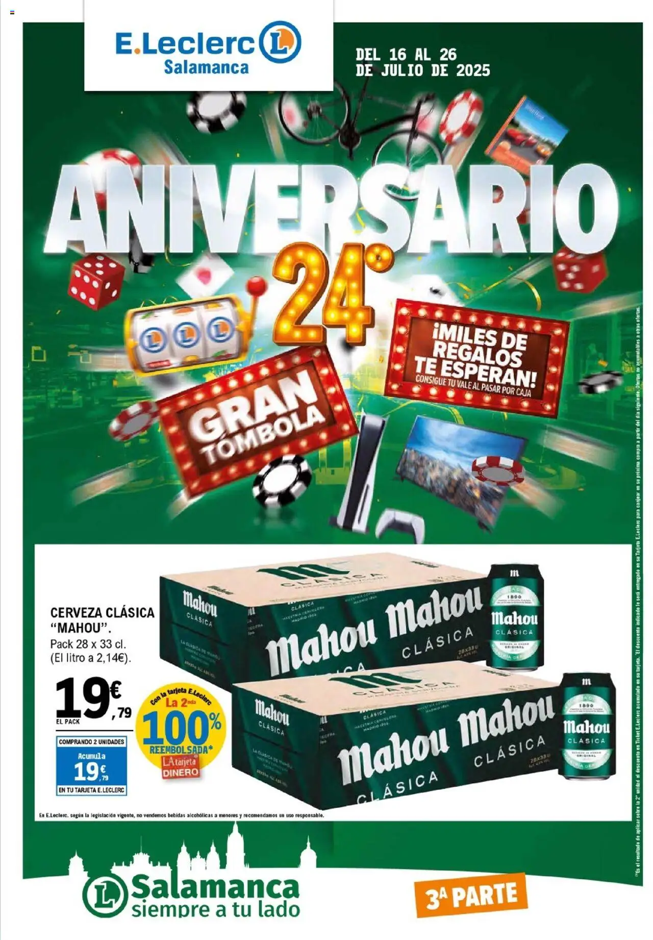 E.Leclerc Descubre la Calidad y Frescura en Hipermercados E Leclerc > 16/07 - 28/07/2025 > Ofertas