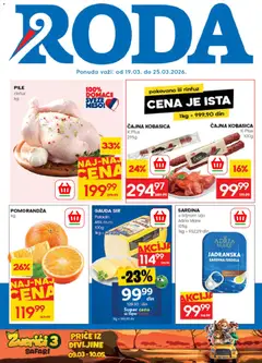 Pregled Roda kataloga - važi od 19.03.2026