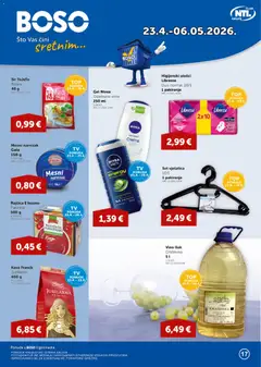 Pregled letka Boso Katalog trgovine Boso vrijedi od 23.04.2026