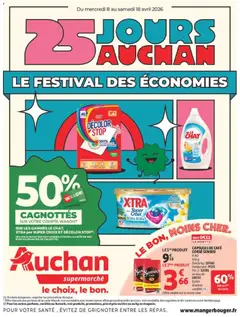 Prévisualisation de Auchan - 25 jours Auchan du magasin Auchan formulaire valide 08/04/2026